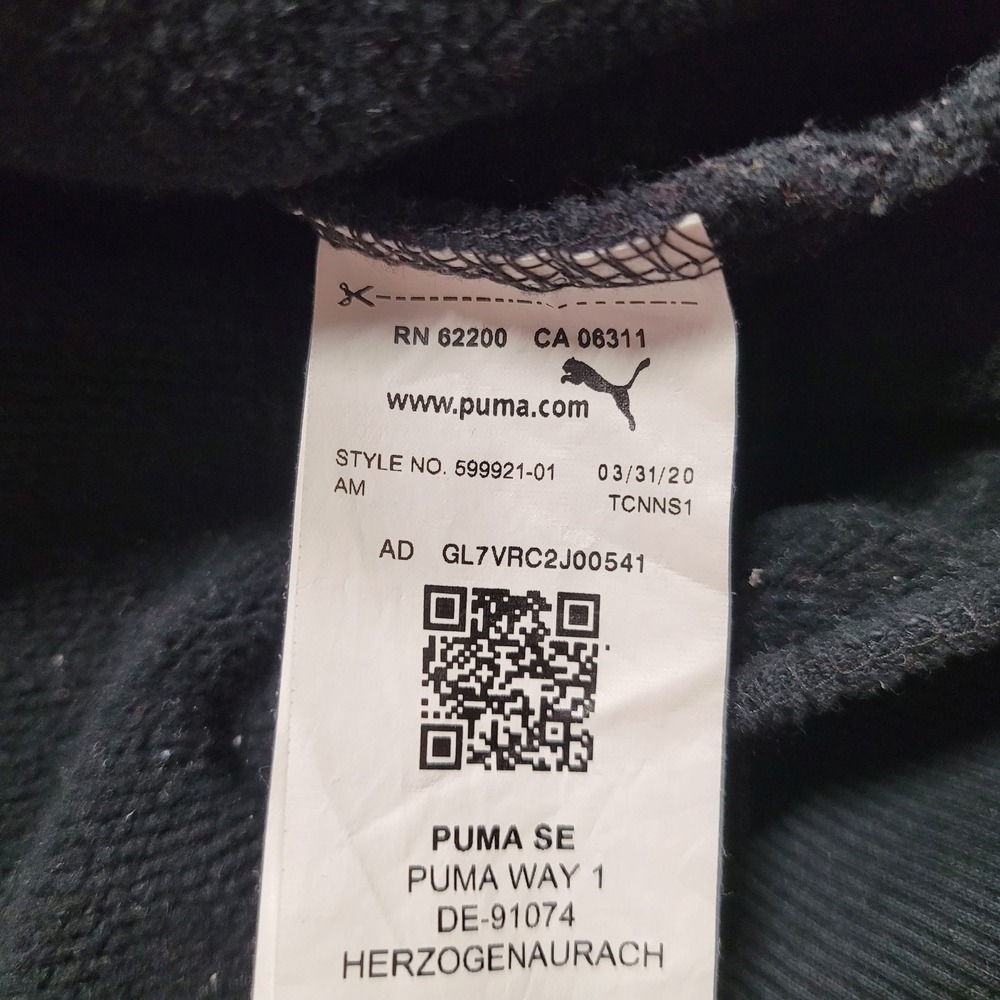 Puma‎ Japan Graphic Hoodie Mens Medium Black Snake Floral Tattoo Print Pullover - Picture 16 of 16